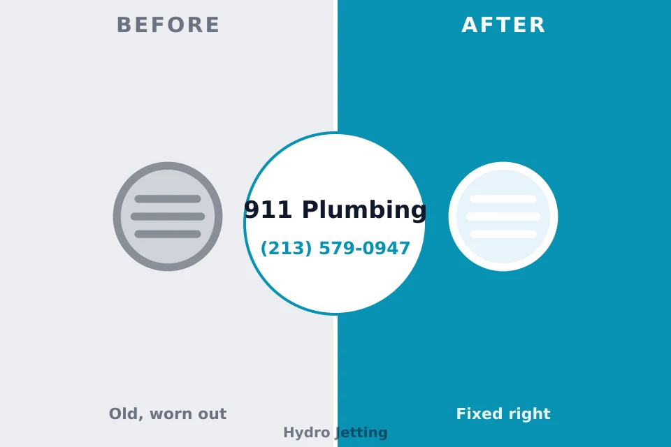 Before and after: plumbing repair Princeton, WI